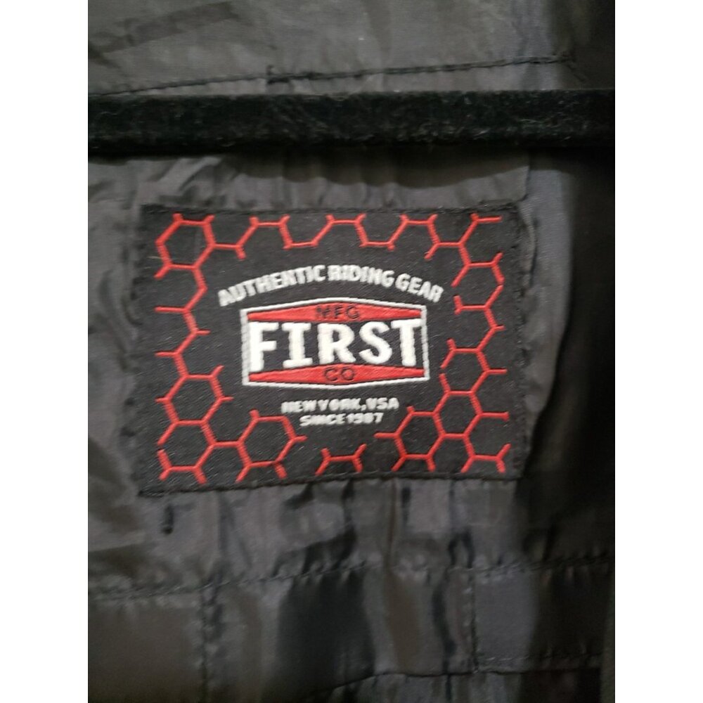 First Classics Jacket Motorcycle Black Leather Xx… - image 6